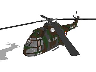 超精细直升机模型 Helicopter (34)